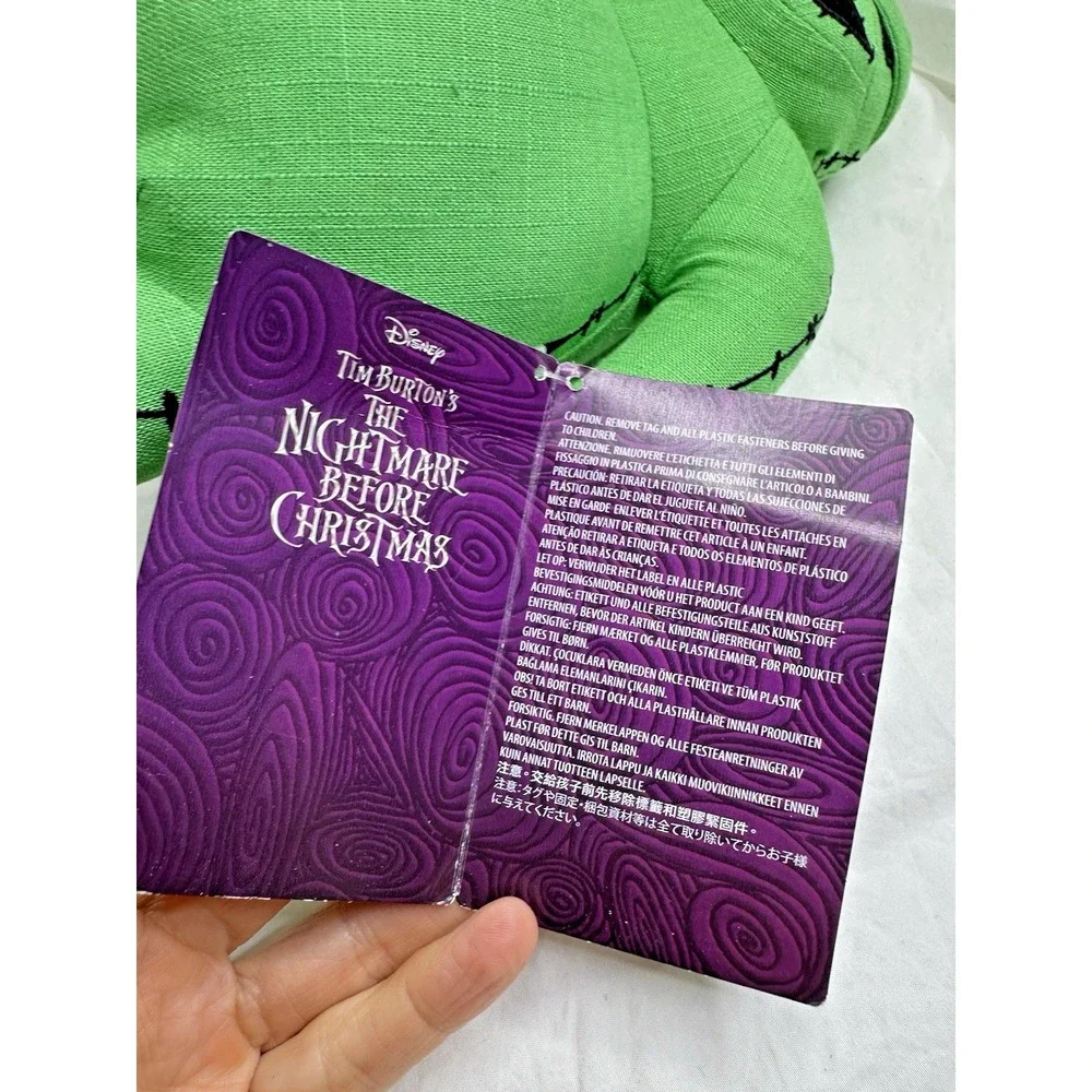 New Disney Nightmare Before Christmas Oogie Boogie Plush Burlap Stuffed 11